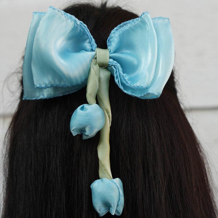 tulip-bow-hair-clip