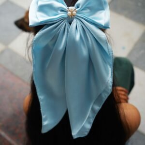 Flaunt your gorgeous hair with our beautifully handcrafted Double layered Oversized Long Tail Premium Satin Hair bow Clip. made with premium quality material. It is sure to add a sparkel to your closet. Perfect for all hair types and occasions.