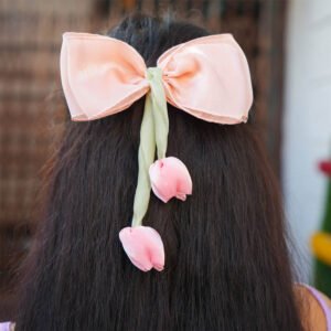 Tulip Bow Hair Clip
