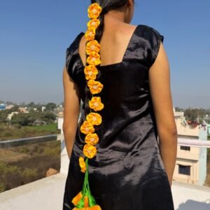 Yellow Satin Parandi/Lachha Dori